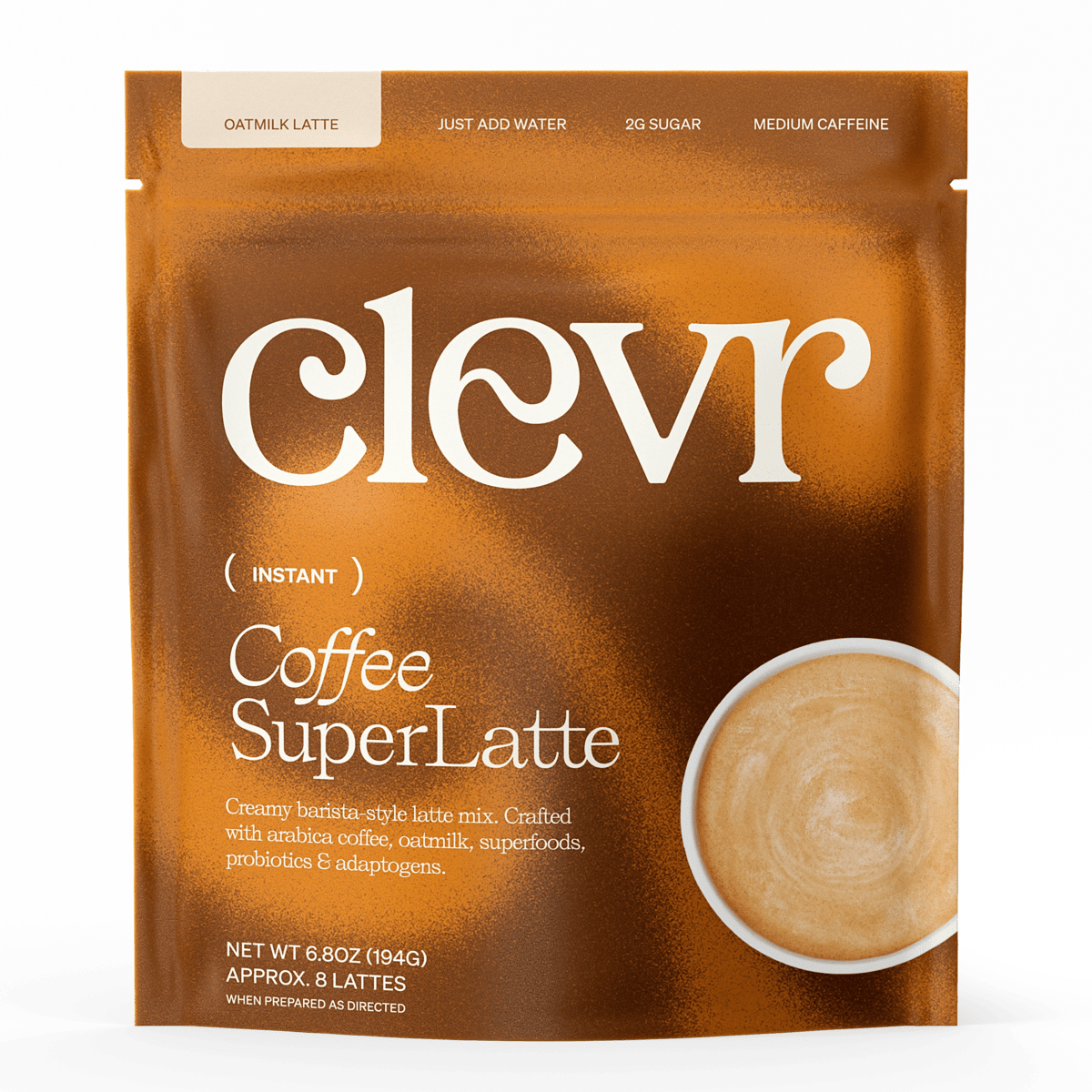 Coffee SuperLatte - 8 Servings - Morning Ready Latte Mix