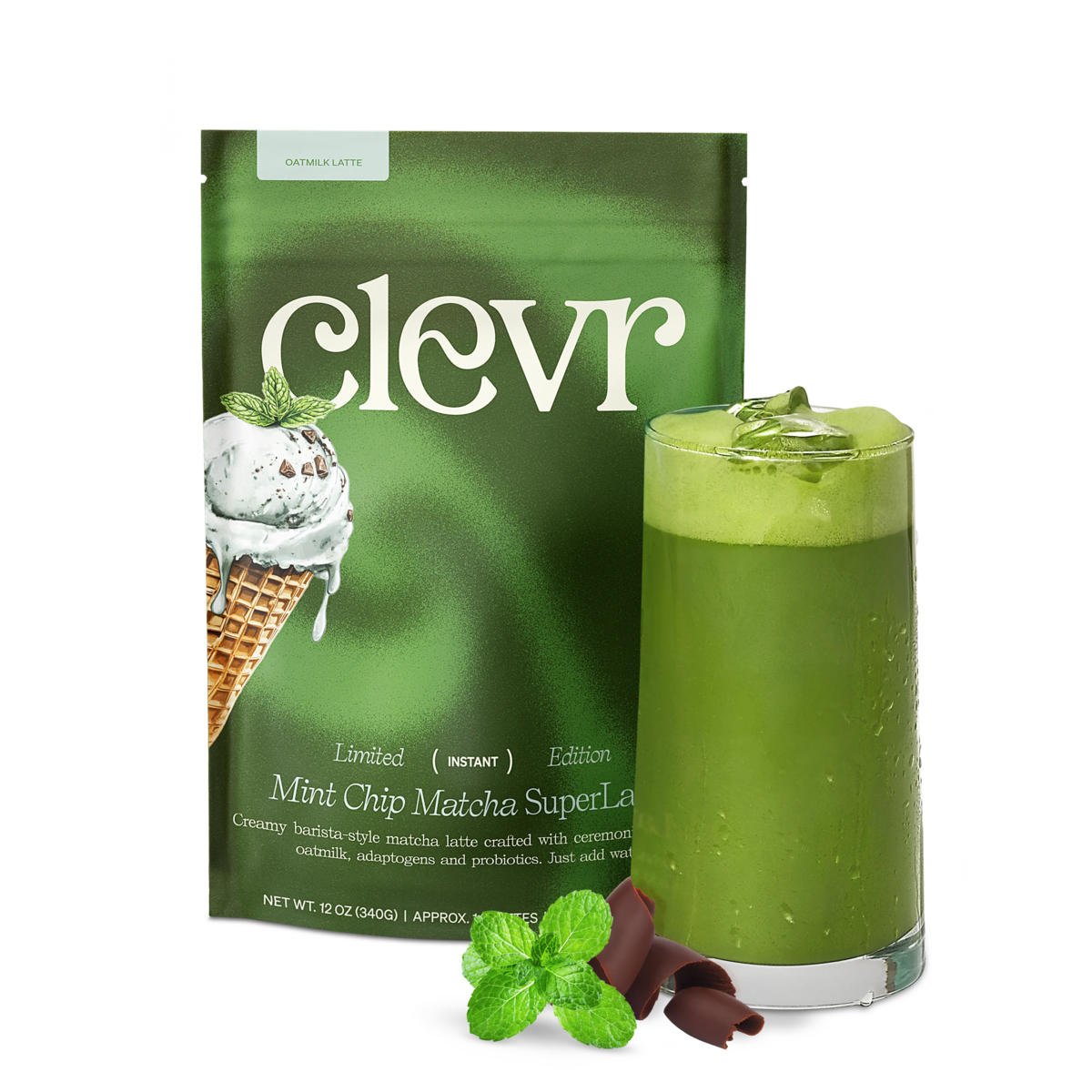 Mint Chip Matcha SuperLatte - Creamy Daily Latte Mix