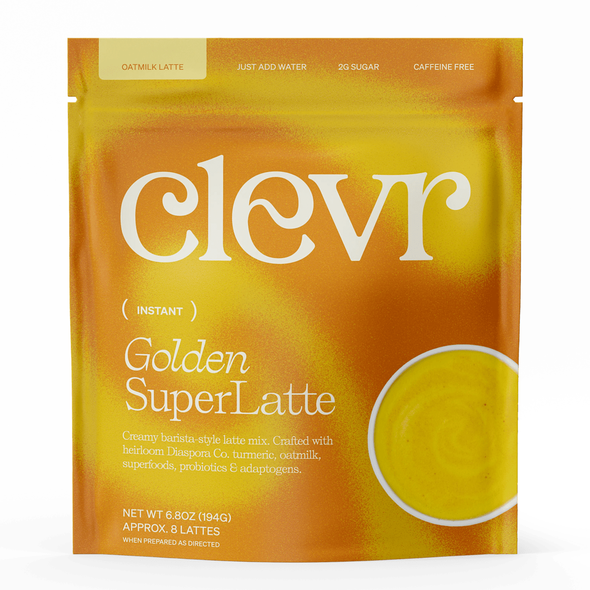 Golden SuperLatte 8-Serve - Iced Ready Flavor Drink Mix